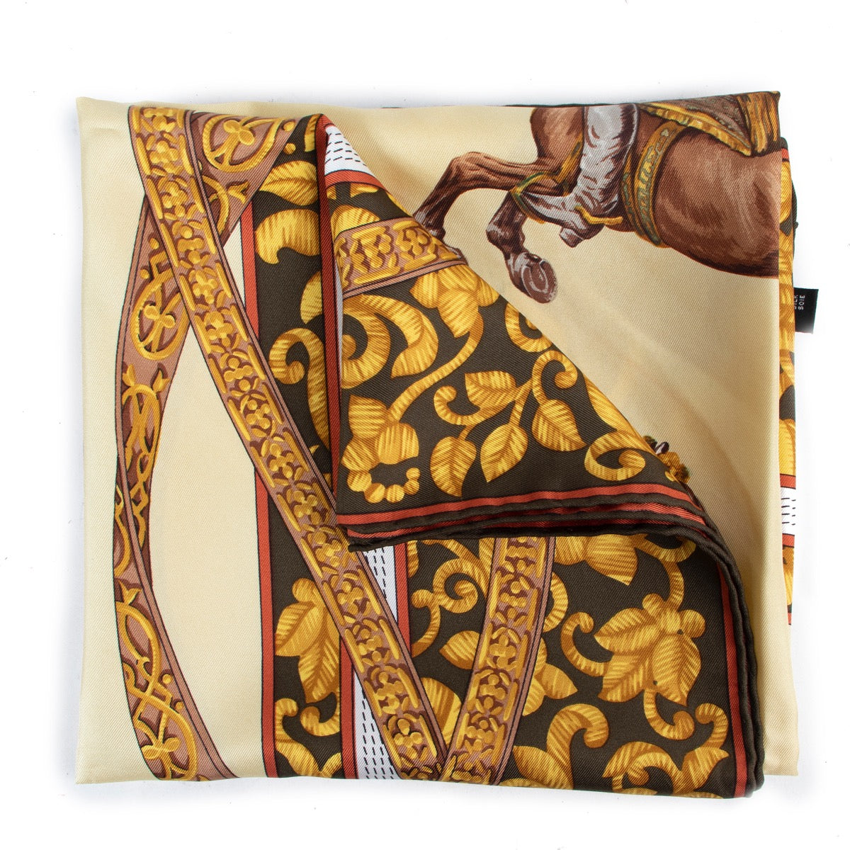 Buy and sell secondhand designer items, such as this Loewe Velaquez Ecuestre Scarf at Labellov.