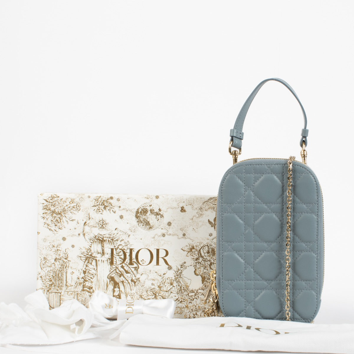 Shop 100% authentic secondhand Christian Dior Blue Talk'in Phone Pouch on Labellov.com