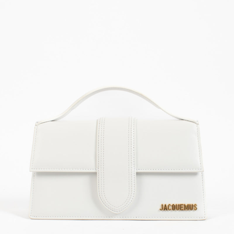 Jacquemus White Large Bambino Top Handle aan de beste prijs