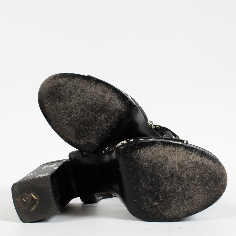 Shop 100% authentic secondhand Chanel 22S Black White Heels - Size 40 on Labellov.com