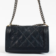 Shop 100% authentic secondhand Chanel Blue Boy Medium Stitch Crossbody on Labellov.com