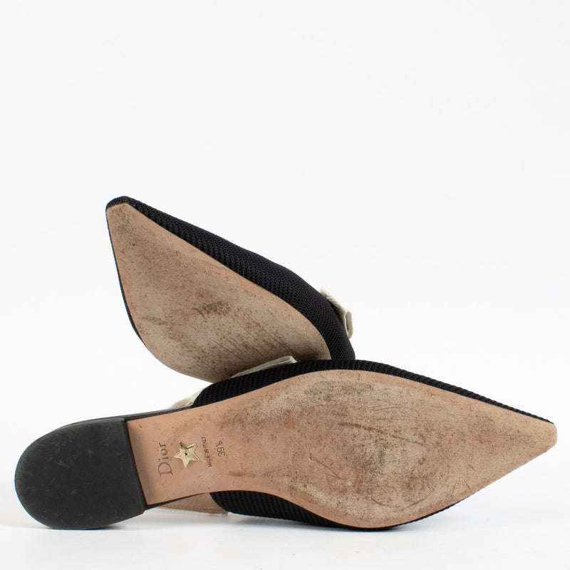 Shop 100% authentic secondhand Christian Dior Black J'Adior Slingback Ballerina - Size 39 1/2 on Labellov.com