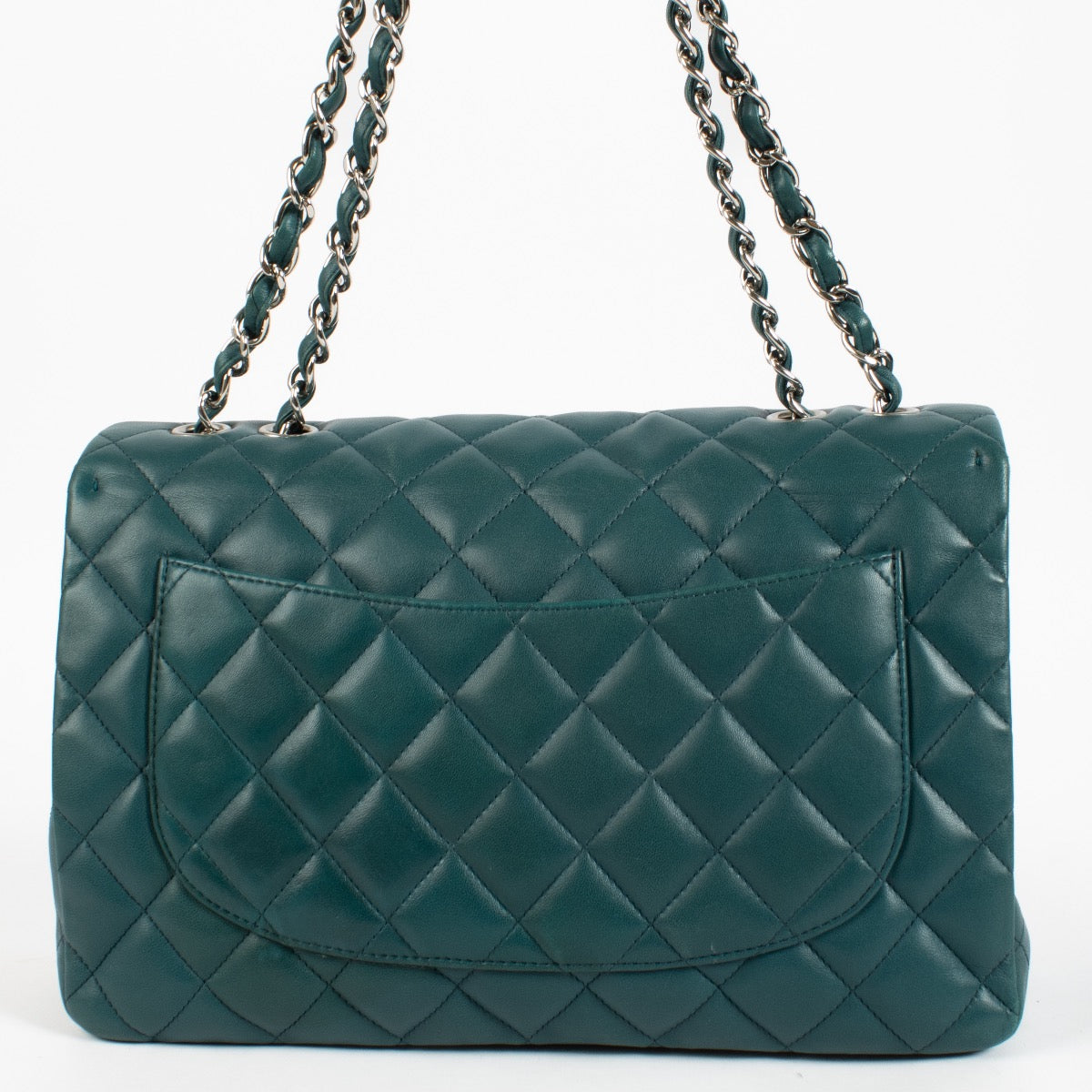 shop 100% authentic second hand Chanel Blue Large Classic Flap Bag on Labellov.com
