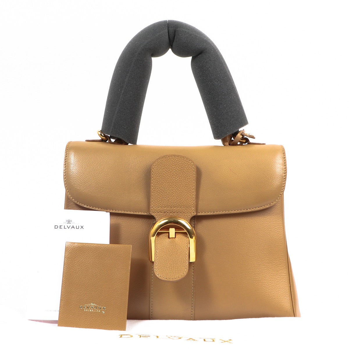 Buy an authentic second-hand Delvaux Brillant MM Vegetal Jumping in very good condition at Labellov in Antwerp.
