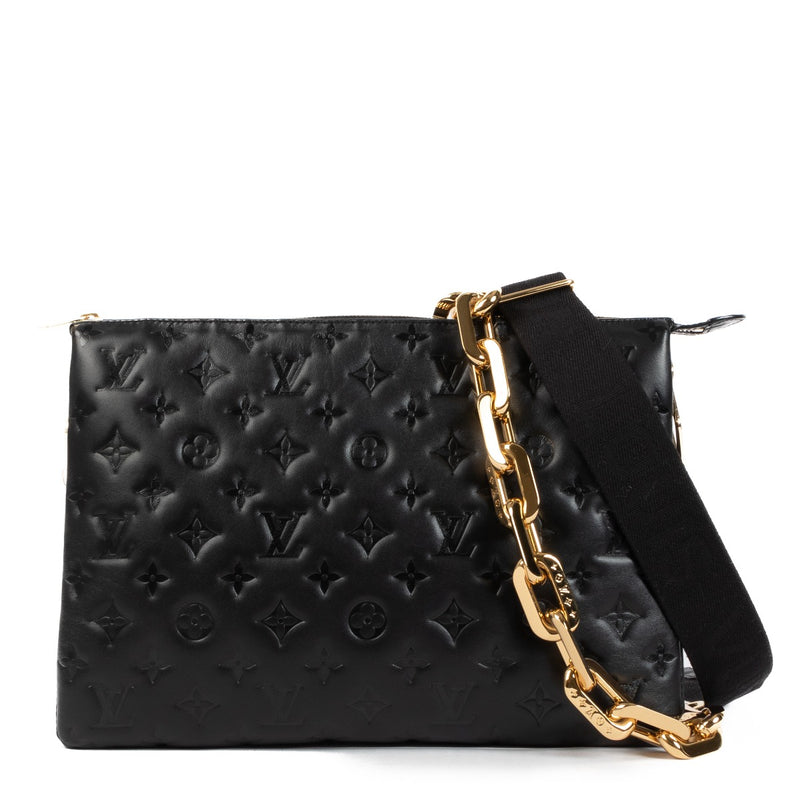 Shop 100% authentic Louis Vuitton Black Coussin MM Crossbody Bag on Labellov.com