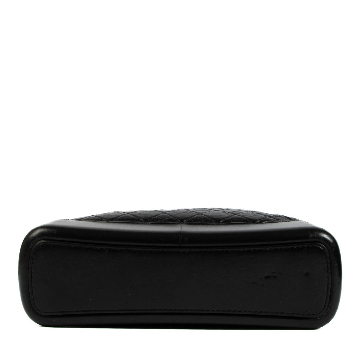 Chanel Zwarte Aged Calfskin Grote Gabrielle Tas