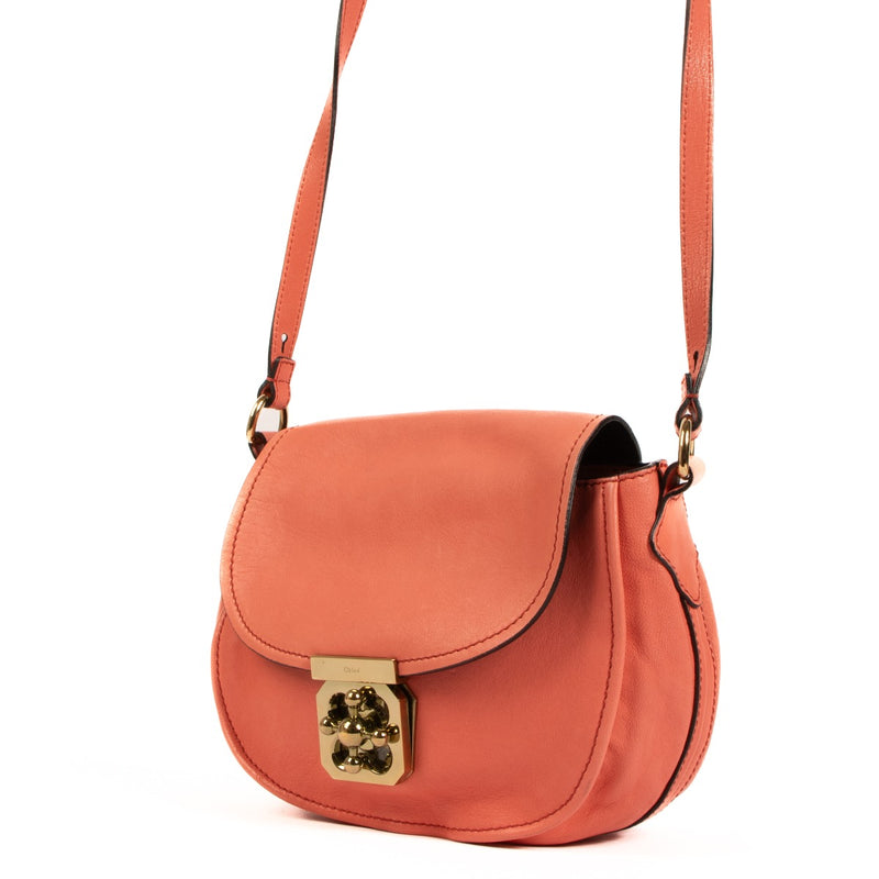Chloé Coral Pink Goatskin Elsie Bag