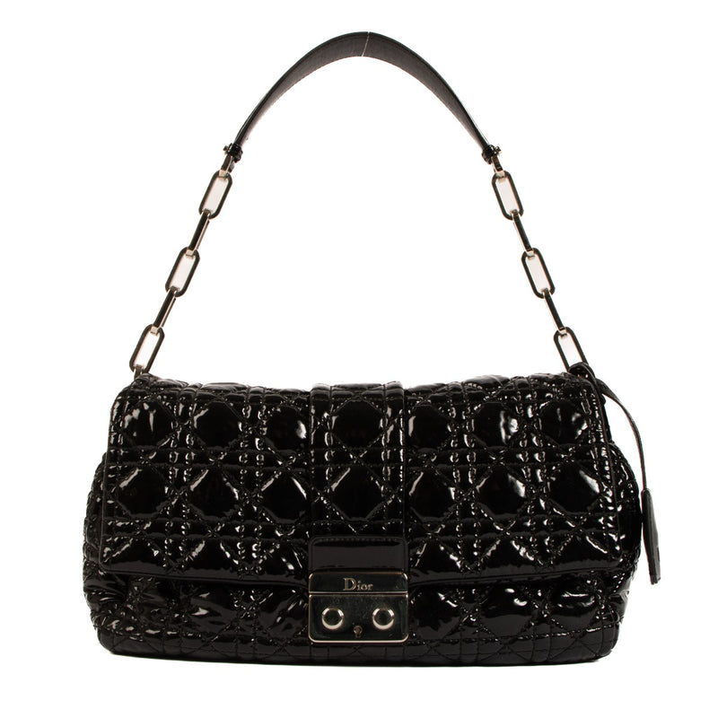 Shop 100% authentic second-hand Christian Dior Black Patent Leather New Lock Bag on Labellov.com
