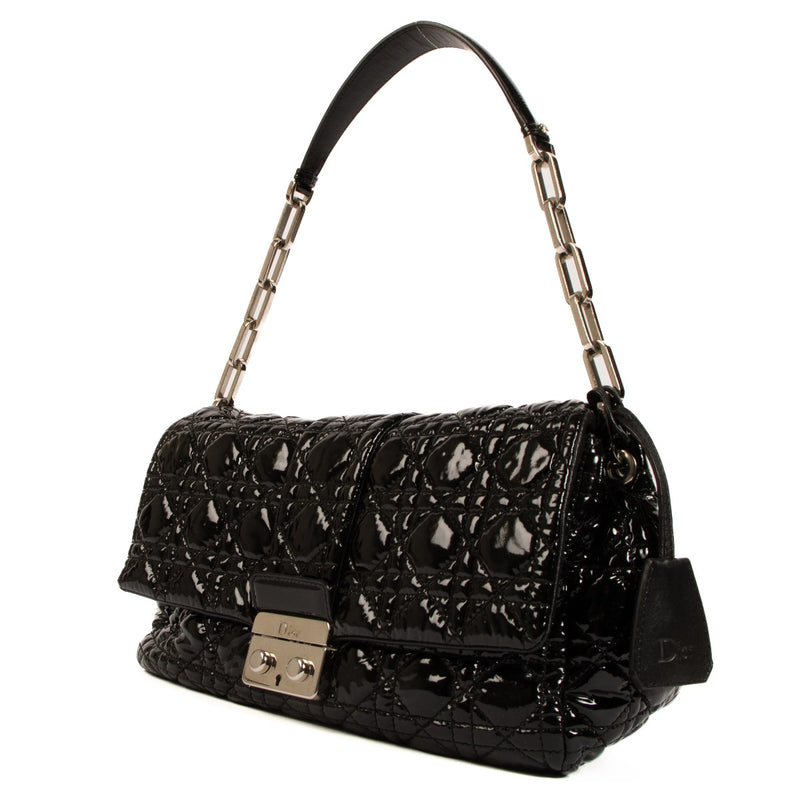 Shop 100% authentic second-hand Christian Dior Black Patent Leather New Lock Bag on Labellov.com
