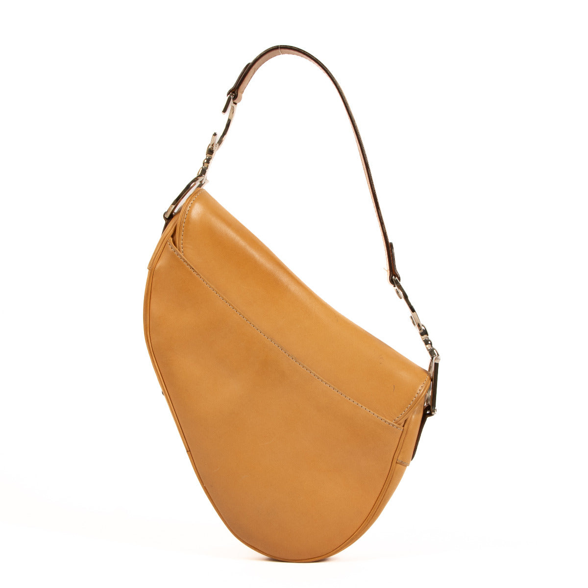 Sac Christian Dior Saddle en Cuir Naturel