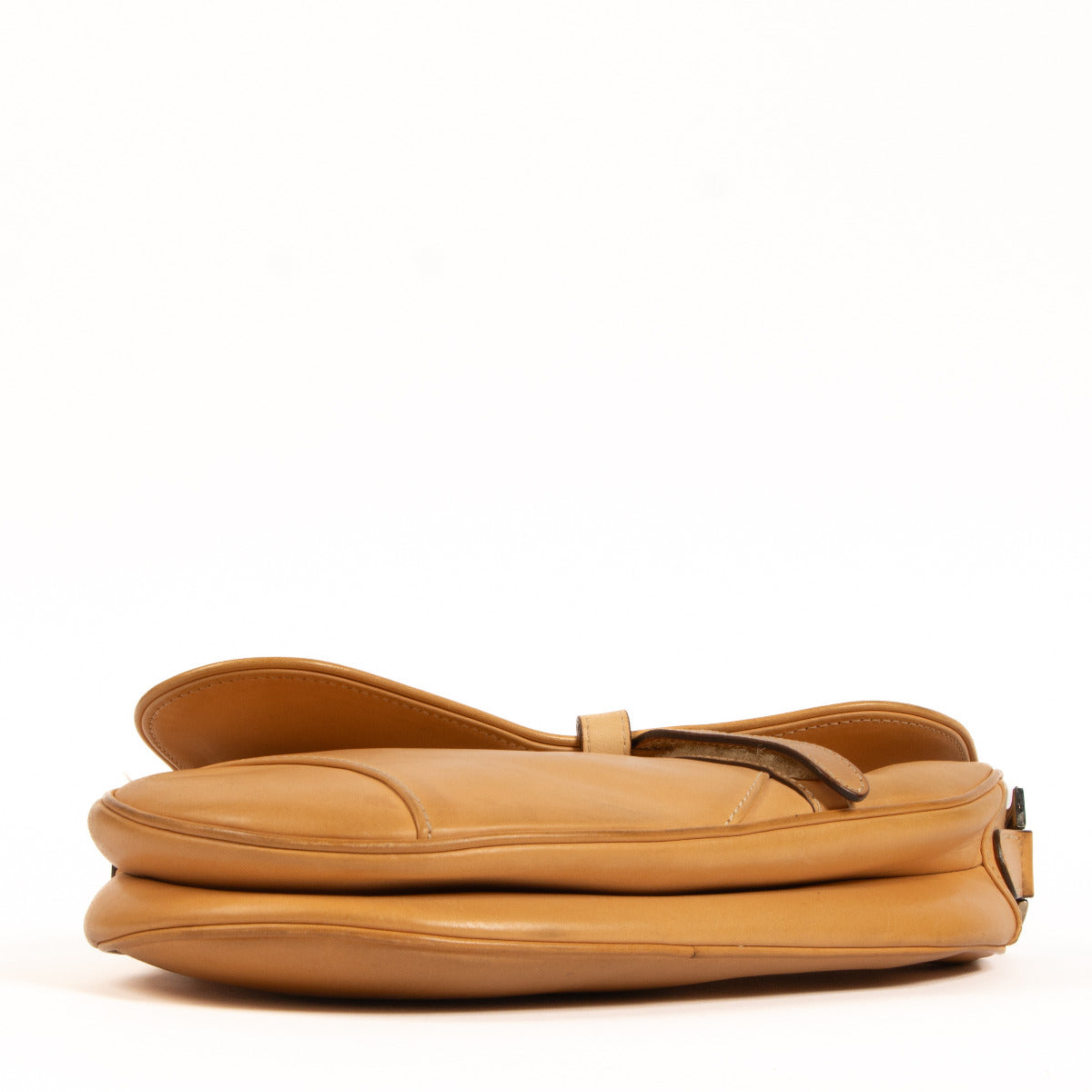 Sac Christian Dior Saddle en Cuir Naturel