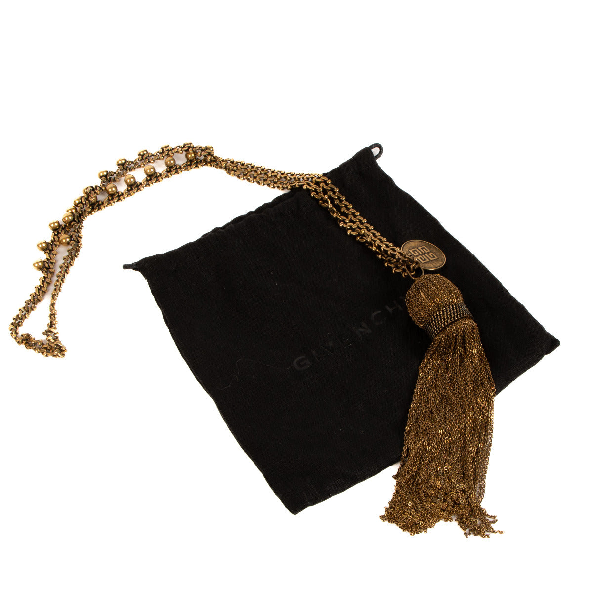 Givenchy Bronze Kwastjesketting