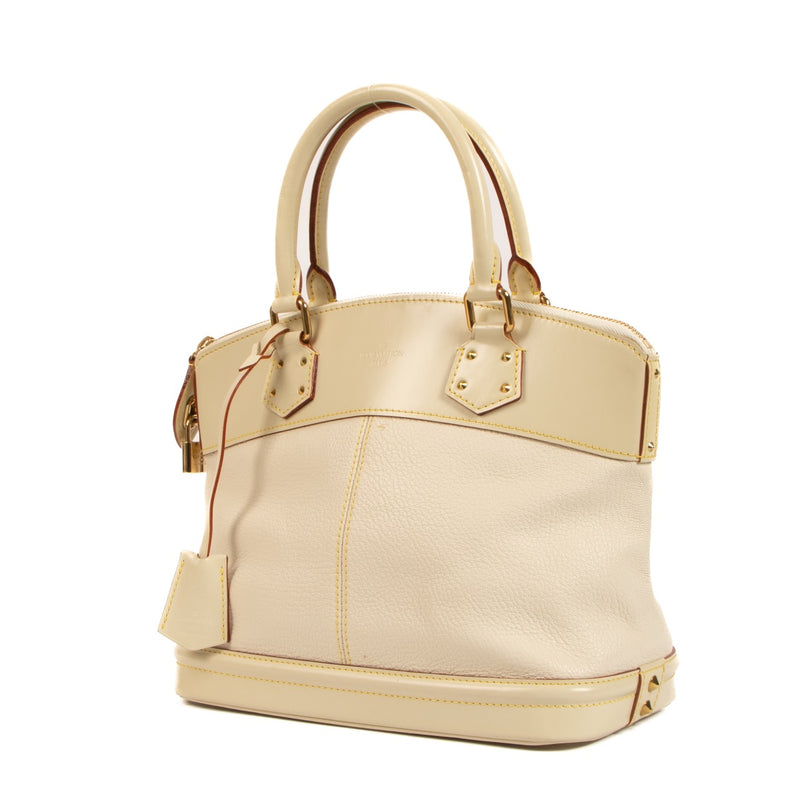 Shop 100% authentic second-hand Louis Vuitton Cream Suhali Lockit Bag on Labellov.com