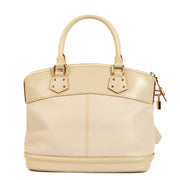 Shop 100% authentic second-hand Louis Vuitton Cream Suhali Lockit Bag on Labellov.com