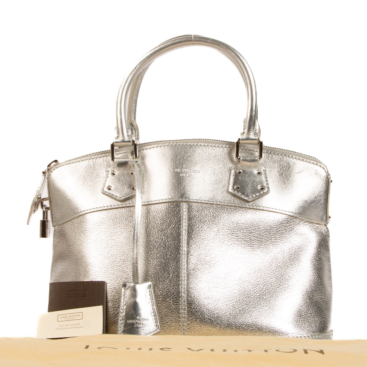 Shop 100% authentic second-hand Louis Vuitton Silver Suhali Lockit Bag on Labellov.com