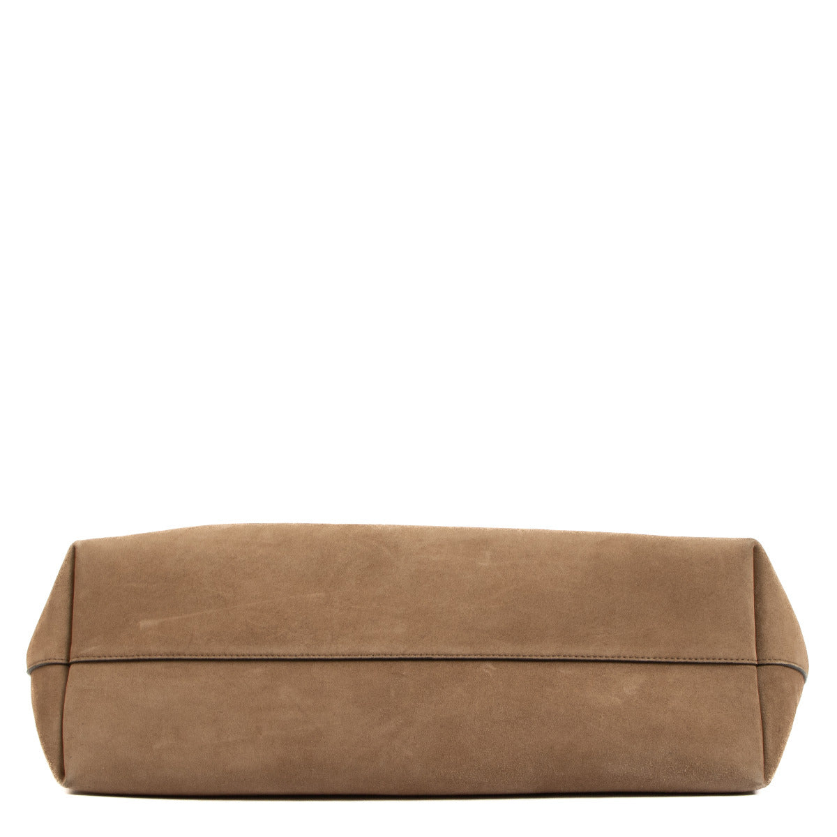 Saint Laurent Beige Suede East/West Tassel Shoulder Bag