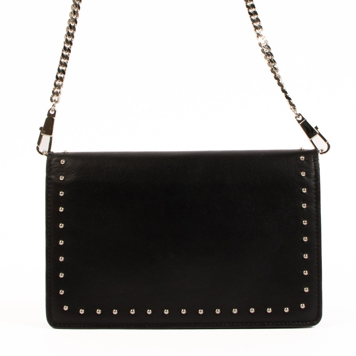 shop 100% authentic second hand Givenchy Black Studded Pandora Wallet On Chain on Labellov.com