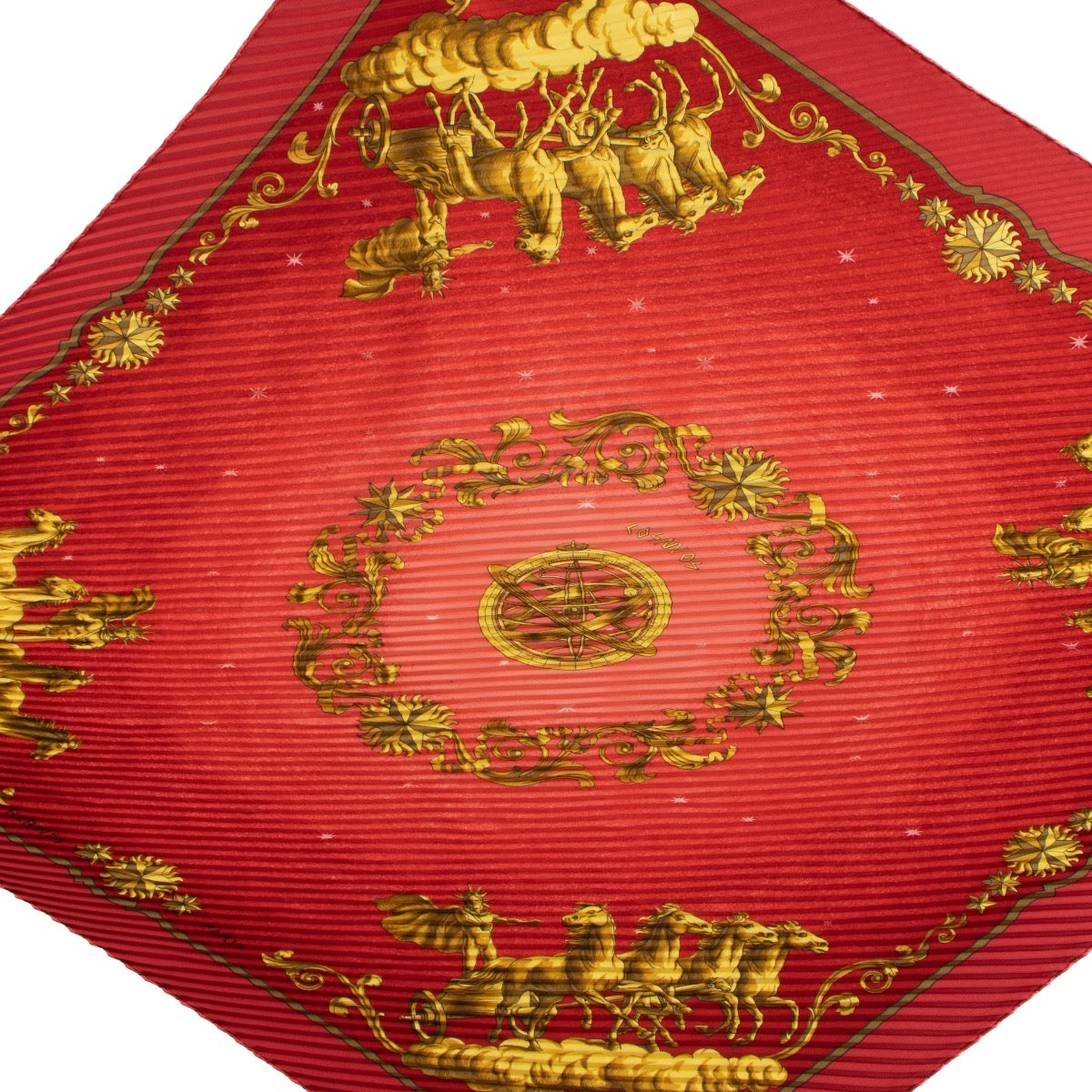 Shop 100% authentic second-hand Hermès Multicolor Cosmos Plissé Scarf on Labellov.com