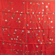 Shop safe online at Labellov in Antwerp, Brussels and Knokke this 100% authentic second hand Hermès Multicolor I Like Flowers Silk Carré Scarf