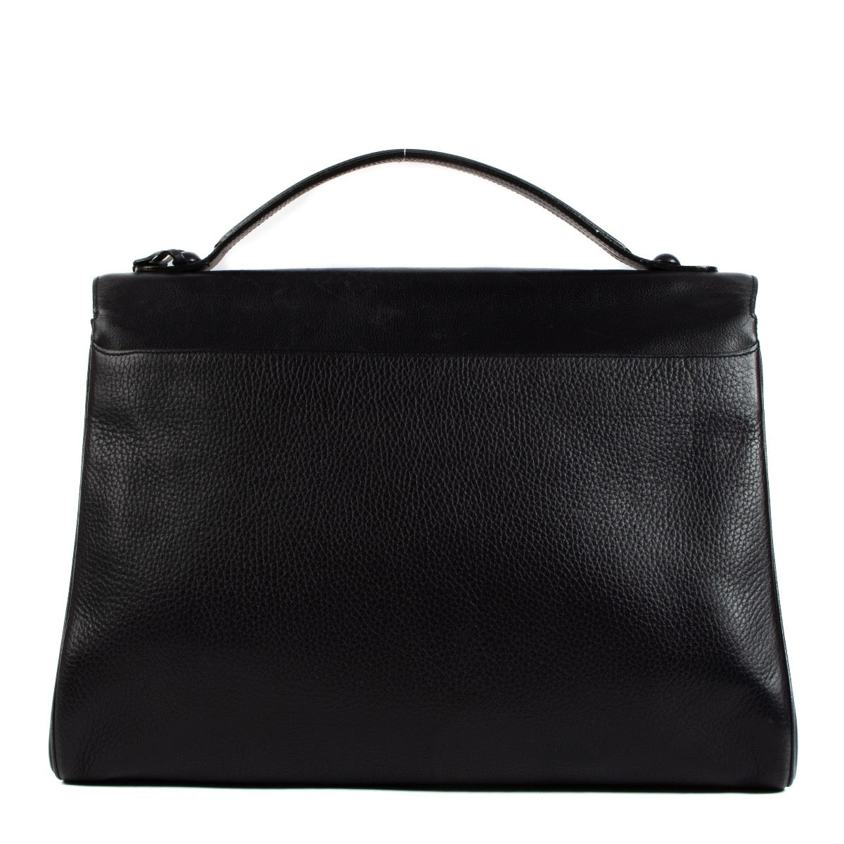 Shop safe online at Labellov in Antwerp, Brussels and Knokke this 100% authentic second hand Delvaux Marine Blue Brillant Briefcase