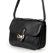 Shop safe online 100% authentic Celine Black Vintage Box Bag in good preloved condition at the right price at Labellov.com