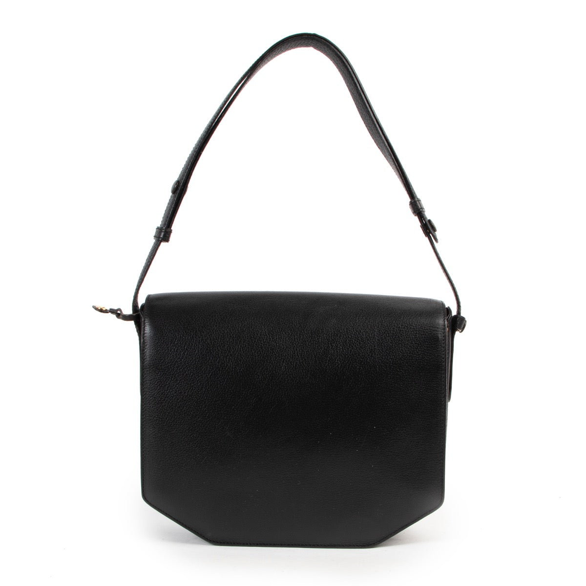 Shop safe online 100% authentic second hand Delvaux Black Vintage Shoulder Bag in very good condition at the right price at Labellov in Antwerp.