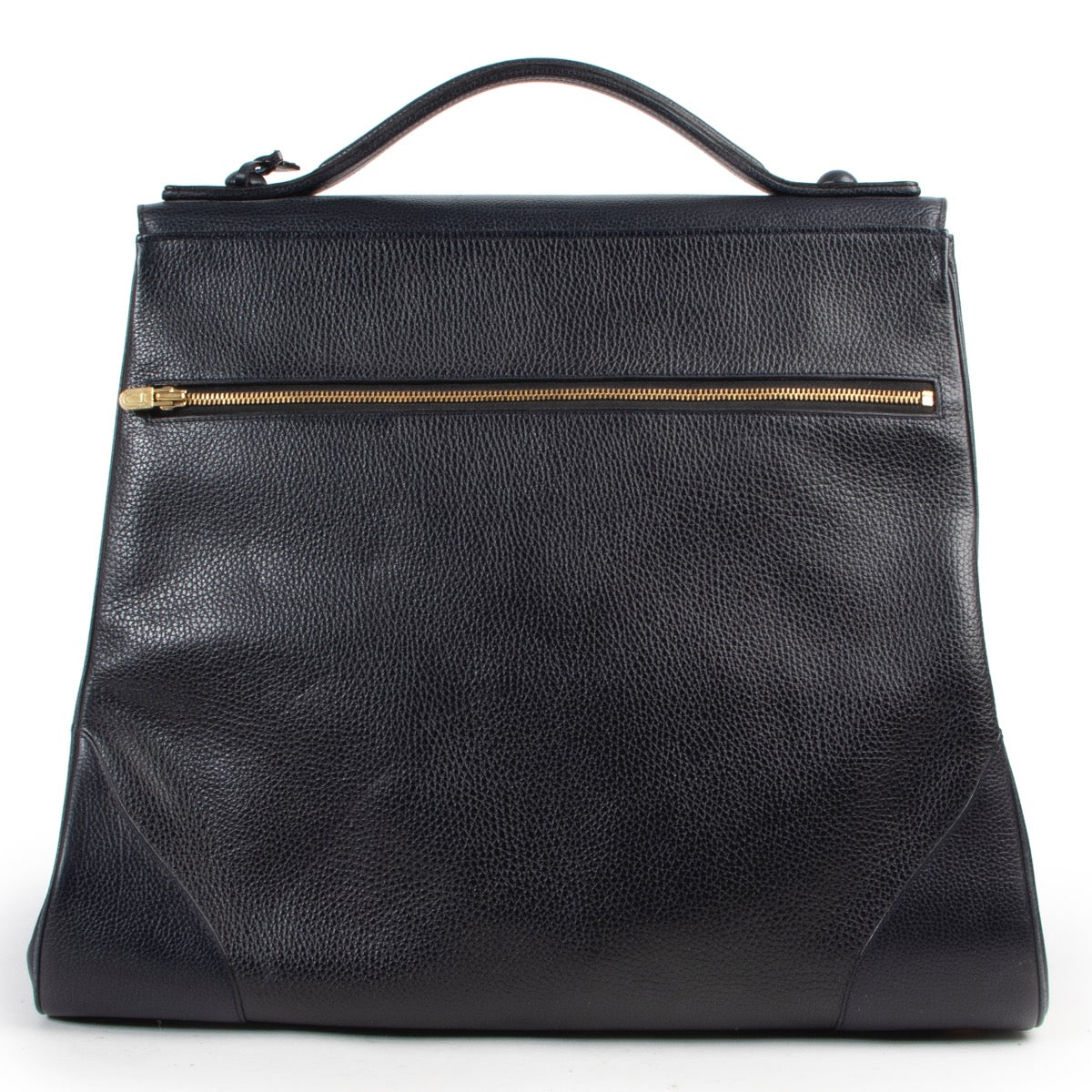 Shop safe online 100% authentic second hand Delvaux Dark Blue XL Brillant in very good condition at the right price at Labellov in Antwerp.