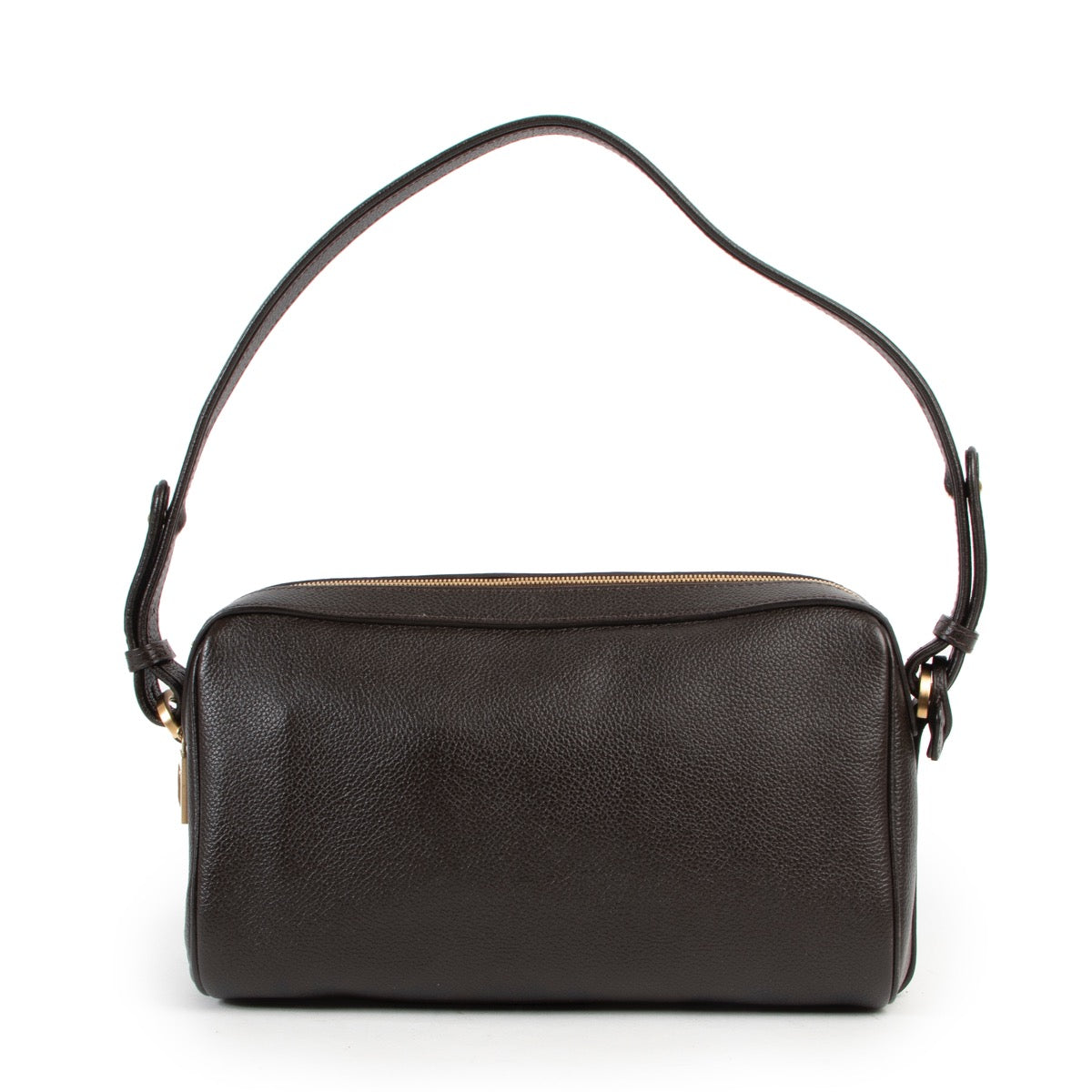Shop safe online 100% authentic second hand Delvaux Brown Cinema Trotteur Shoulder Bag in excellent condition at the right price at Labellov.com.