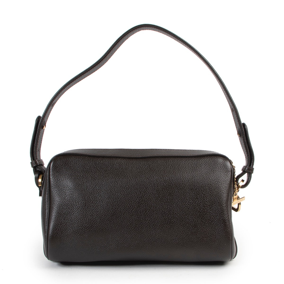 Shop safe online 100% authentic second hand Delvaux Brown Cinema Trotteur Shoulder Bag in excellent condition at the right price at Labellov.com.