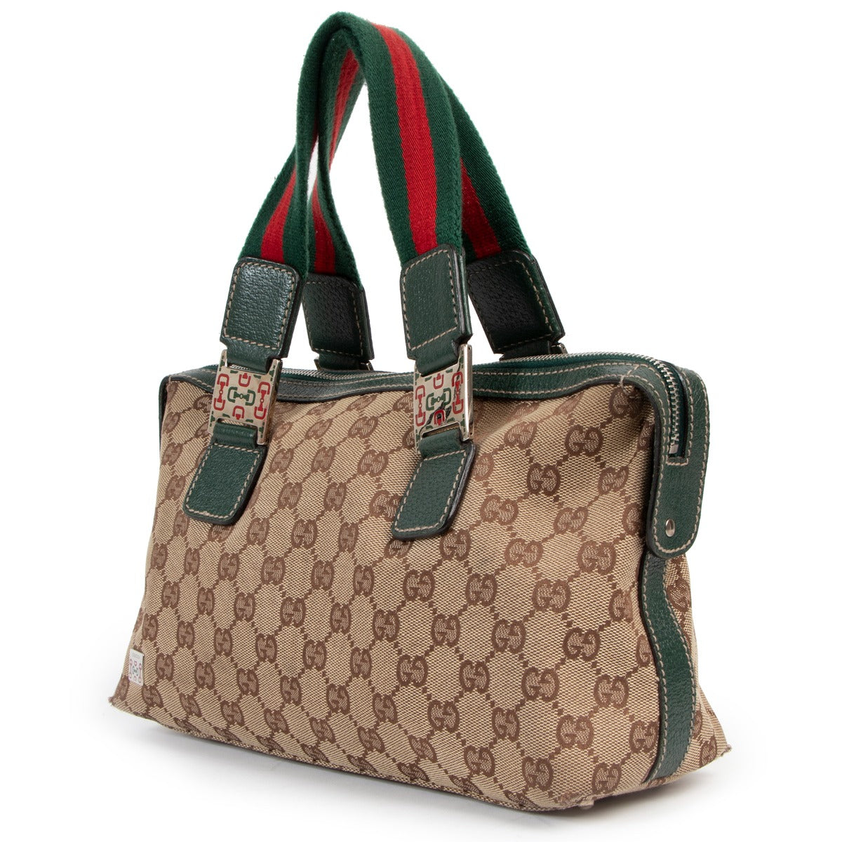 Gucci Web GG Canvas Small Tote Bag