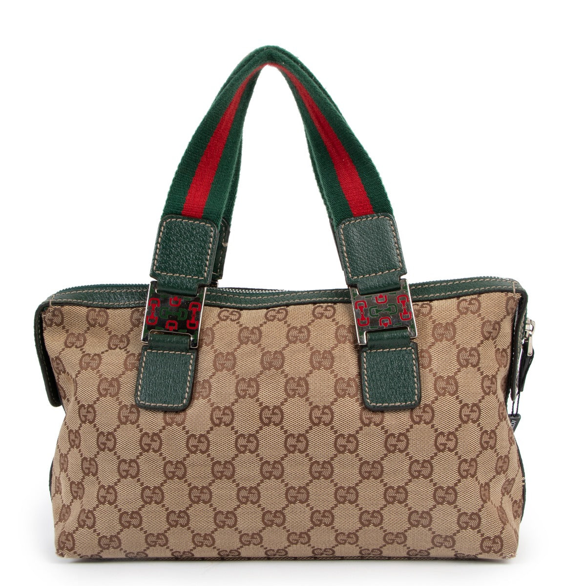 Gucci Web GG Canvas Small Tote Bag