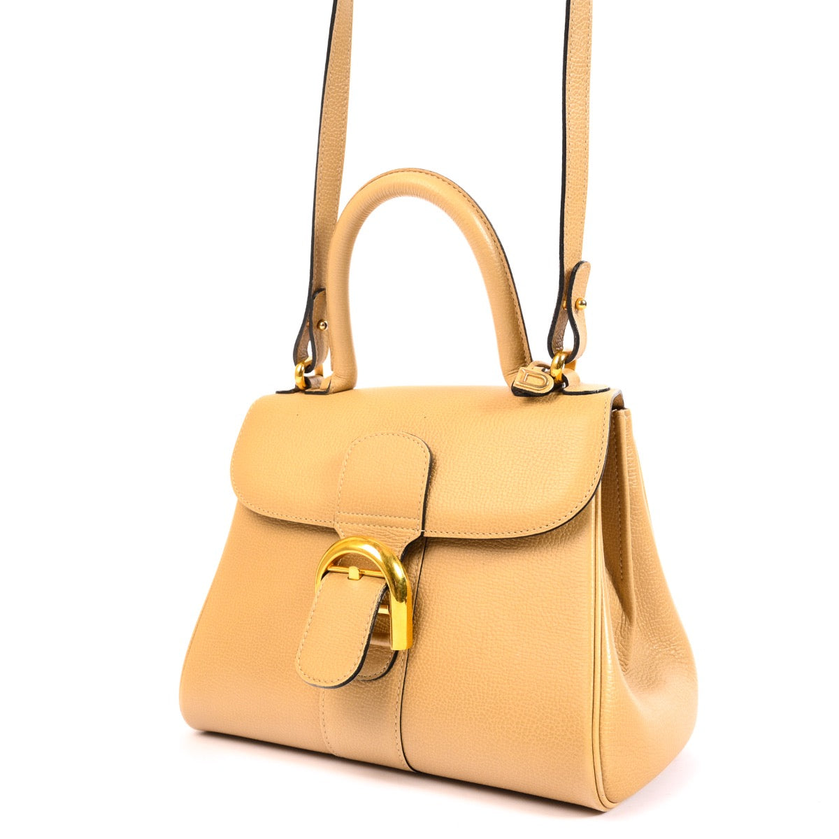 Authentic second hand Delvaux Beige Grained Leather Brillant on Labellov.com