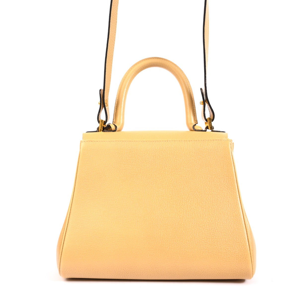 Authentic second hand Delvaux Beige Grained Leather Brillant on Labellov.com