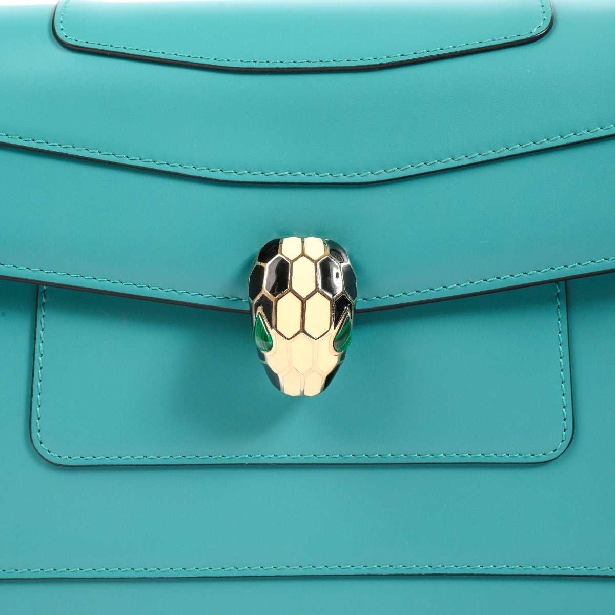 Bulgari Turkoois Serpenti Forever Schoudertas