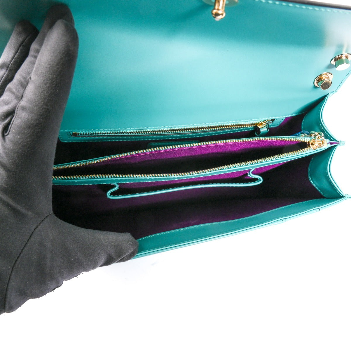 Bulgari Turkoois Serpenti Forever Schoudertas