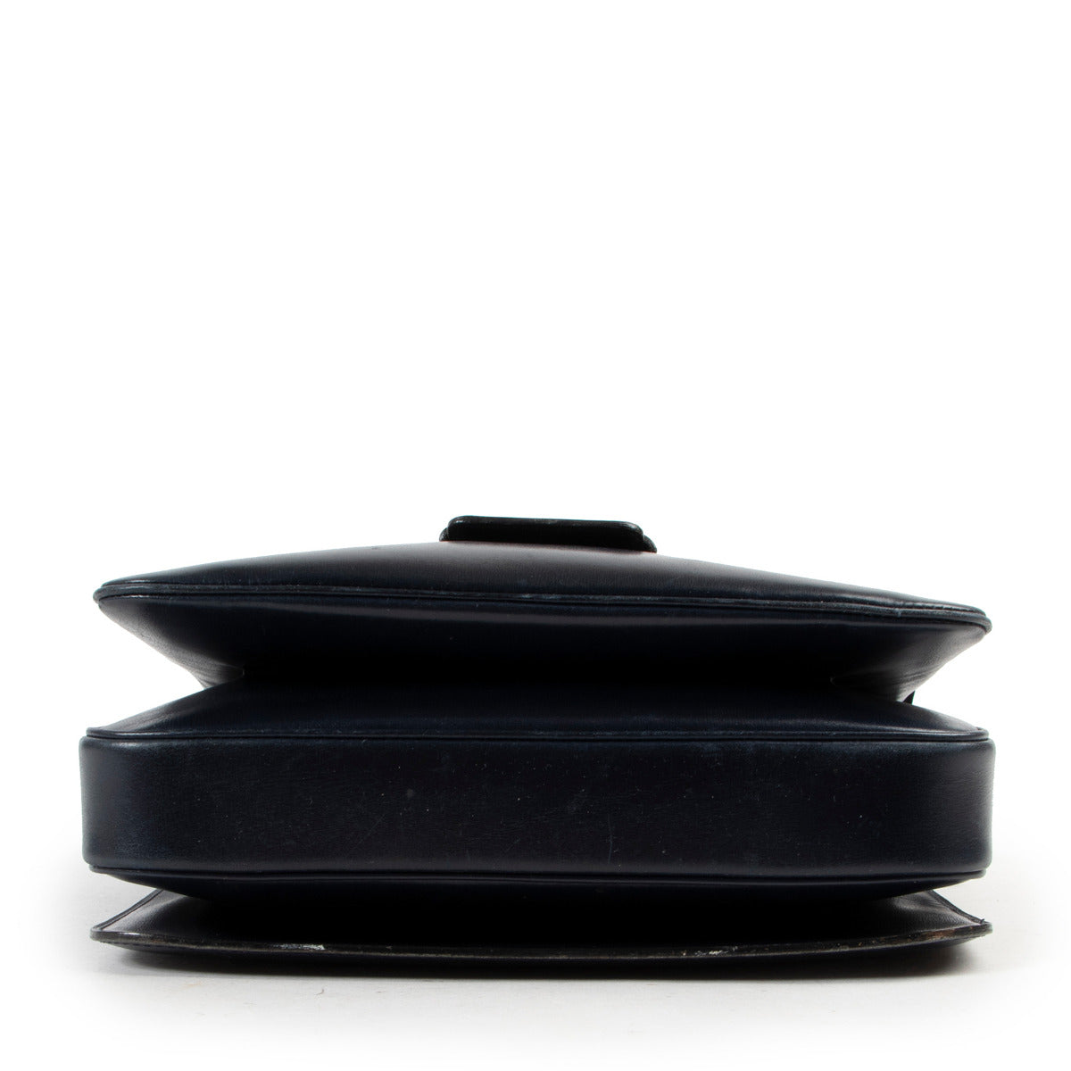 Delvaux Navy Blue Box Bag