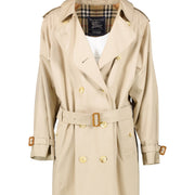 Shop now for your pre-loved, 100% authentic Burberry Beige Extra Long Trench Coat - Size 14 at Labellov.