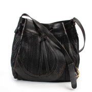 2nd hand Delvaux Black Toile De Cuir Crossbody Bag by Labellov luxury vintage preloved goods in good condition good price