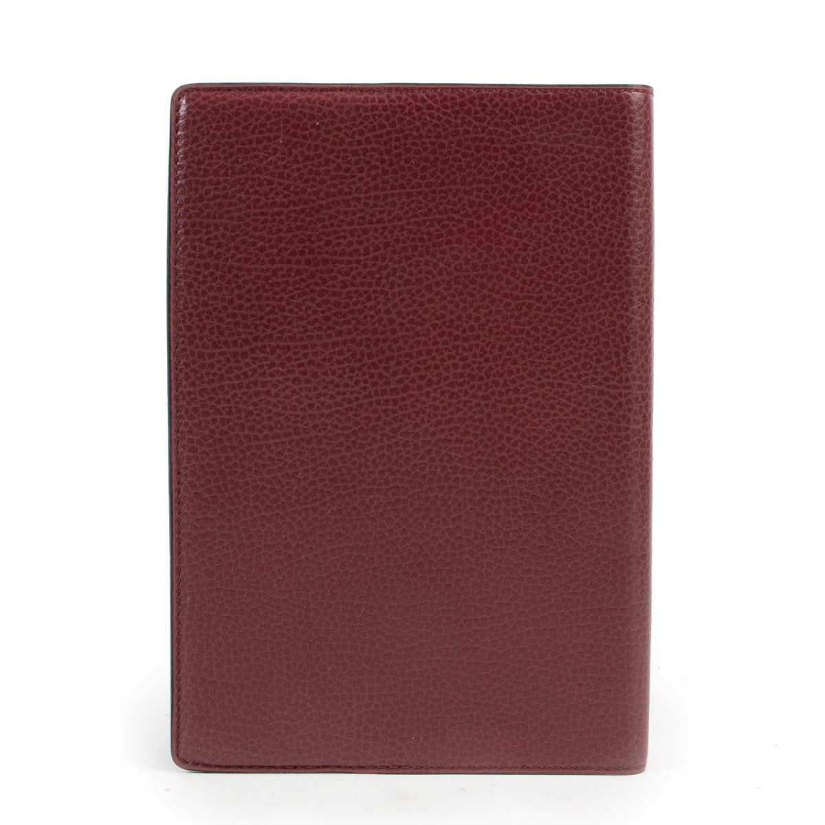 Shop safe online 100% authentic Delvaux Burgundy Agenda in very good condition at the right price at Labellov in Antwerp.