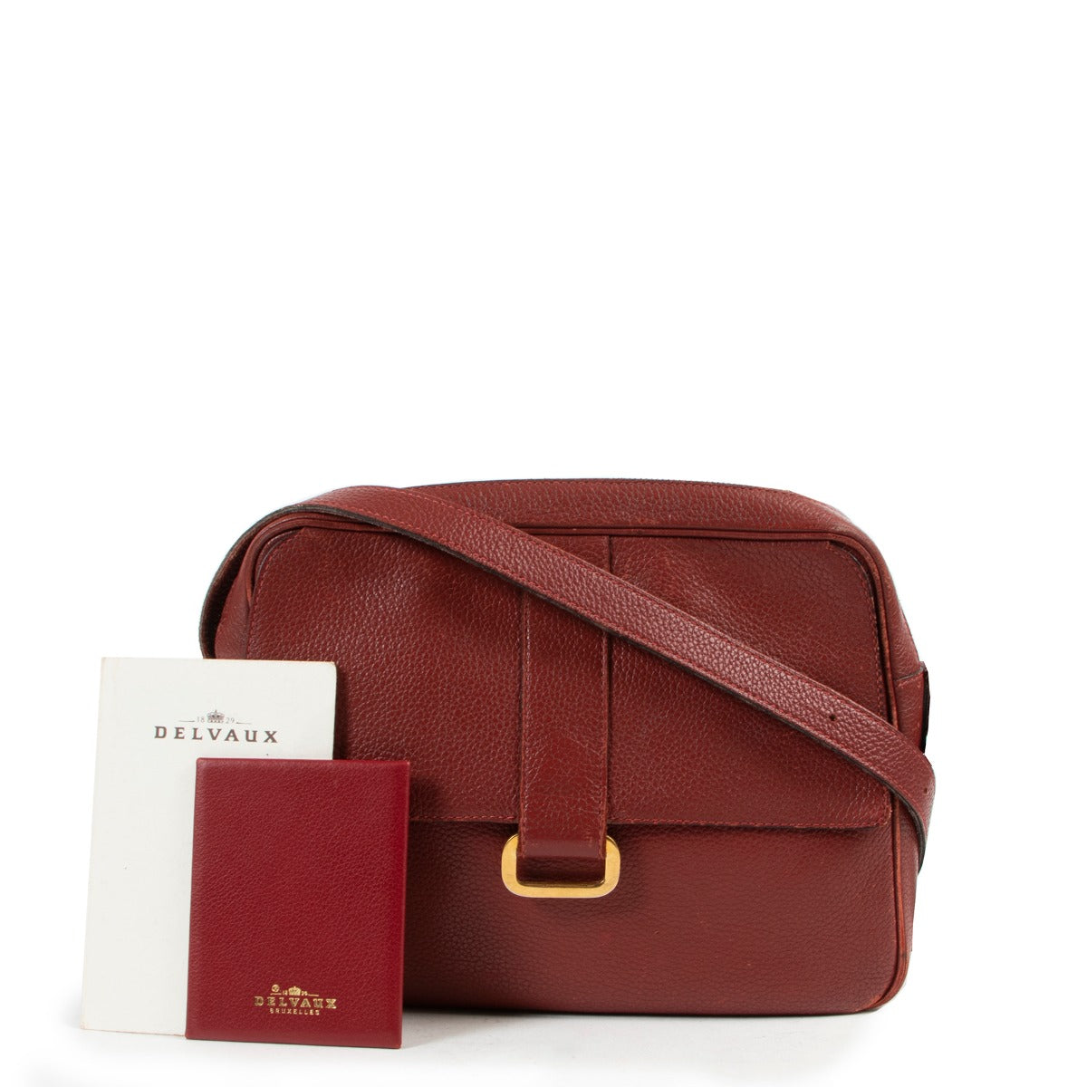 Delvaux Red Complice Crossbody Bag