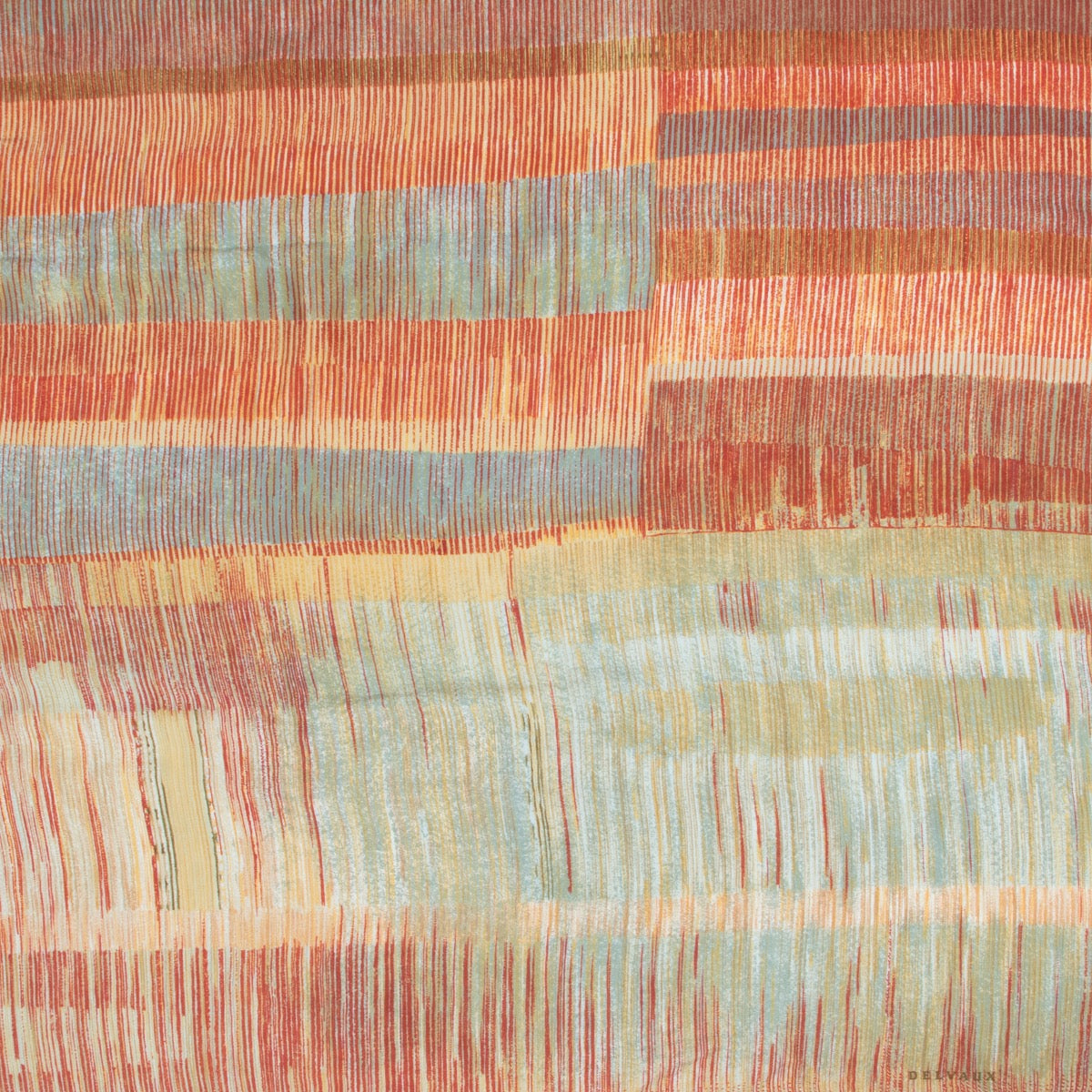 Shop safe at the right price this 100% authentic Delvaux multicolour scarf, in very good excellent condition at Labellov in Antwerp.