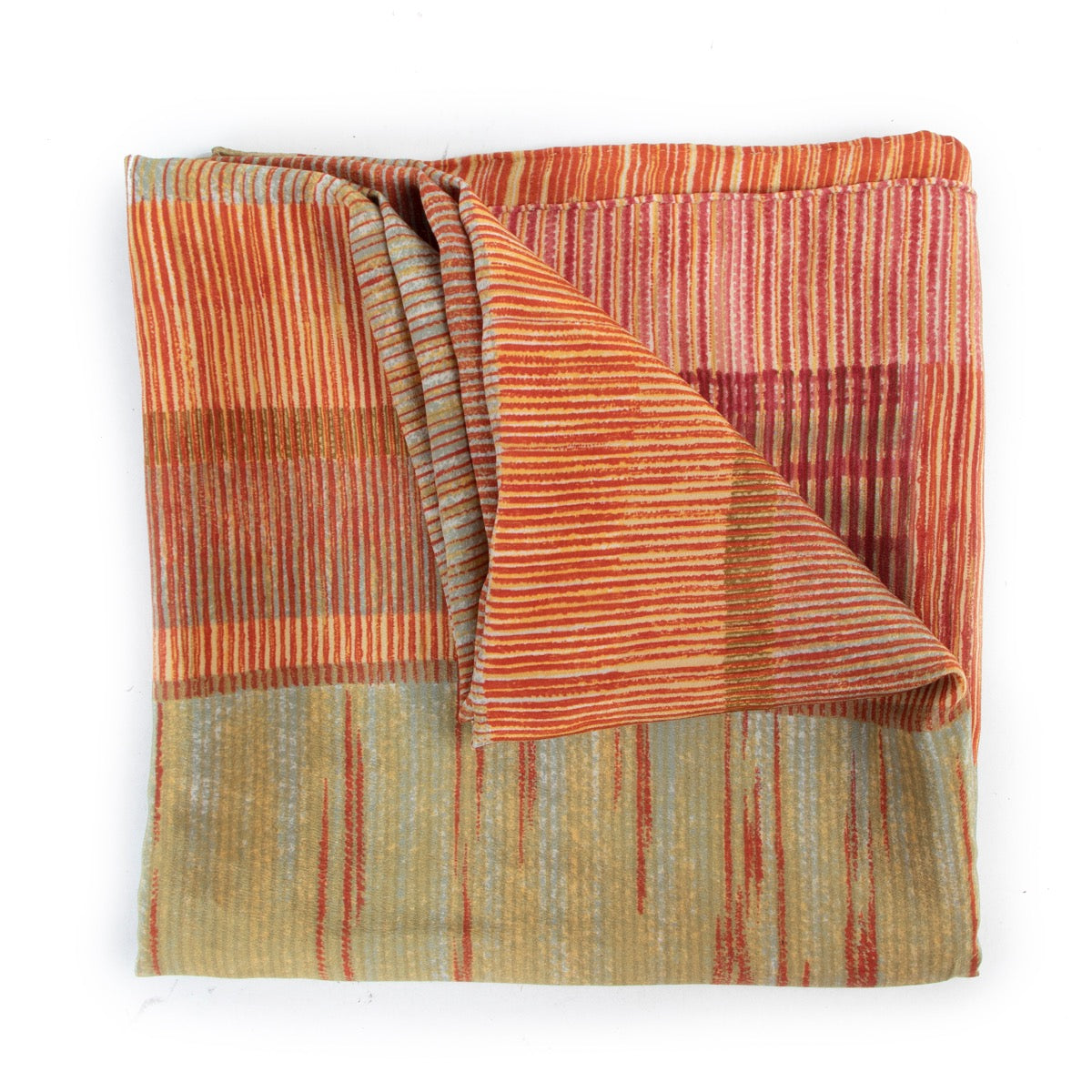 Shop safe at the right price this 100% authentic Delvaux multicolour scarf, in very good excellent condition at Labellov in Antwerp.