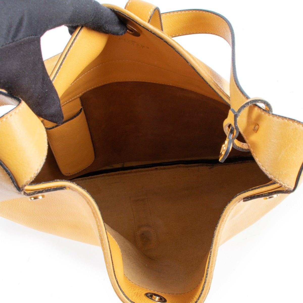 Delvaux Houblon Yellow Yucca Crossbody Bag