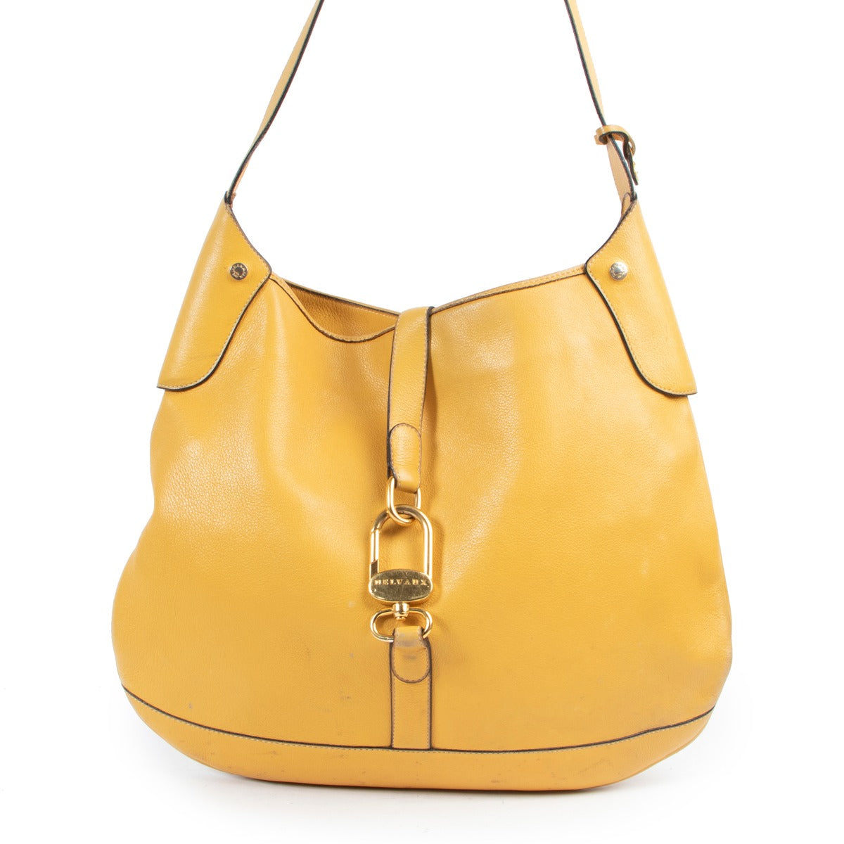 Yellow crossbody bag by Delvaux