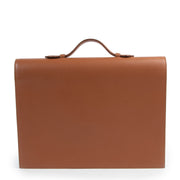 Shop safe online 100% authentic Delvaux Cognac Top Handle Briefcase in very good, excellent condition at the right price at Labellov in Antwerp.