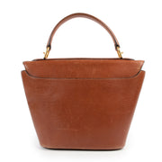 Shop safe online 100% authentic second hand Delvaux Cognac Top Handle Bag in good preloved condition at the right price at Labellov in Antwerp.
