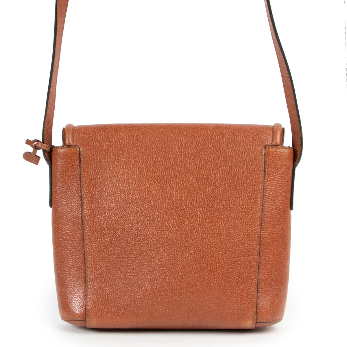 Cognac Delvaux crossbody bag