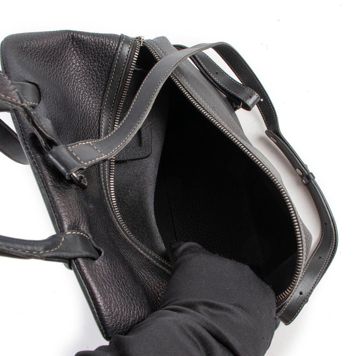Delvaux Black Backpack in good condition