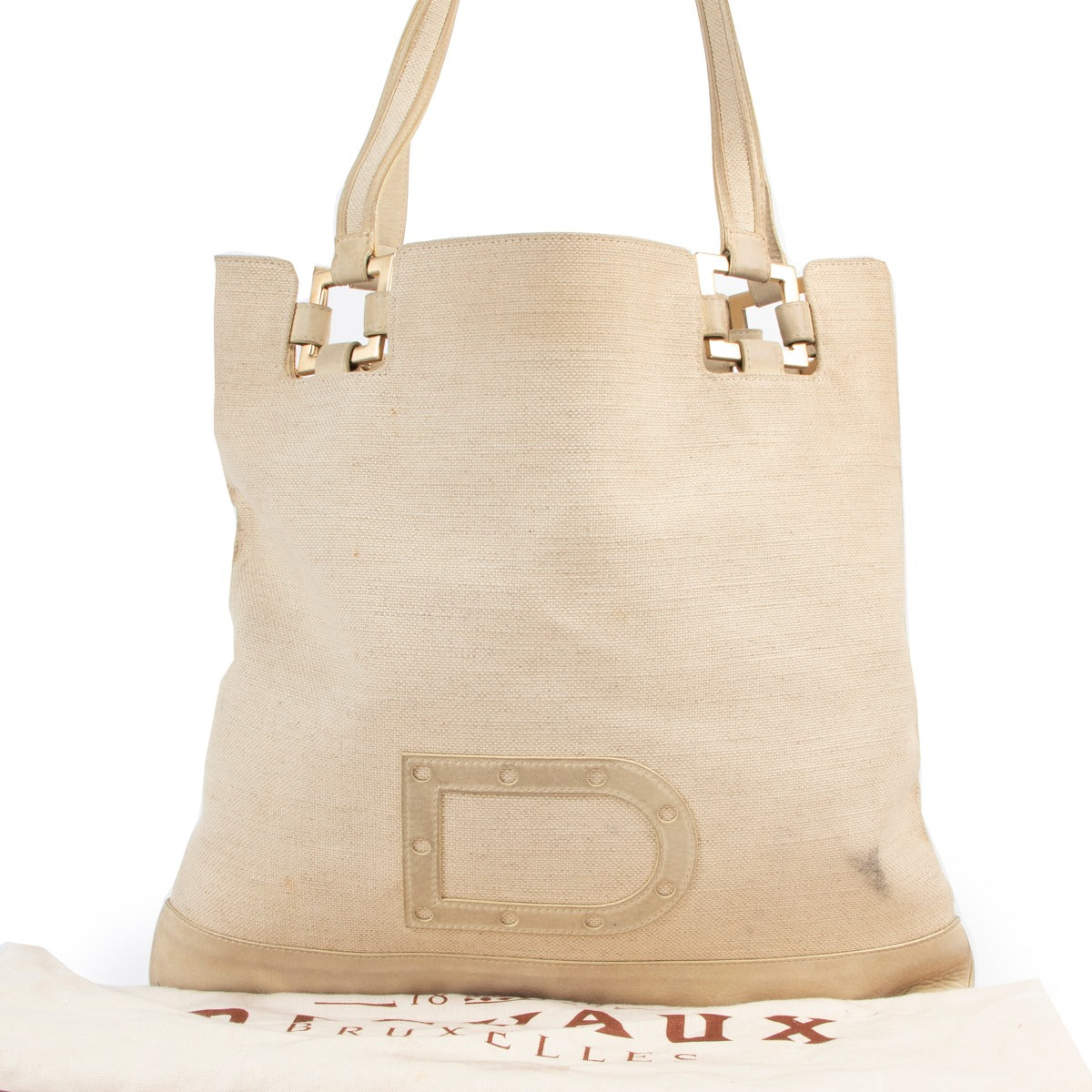 Delvaux Beige Canvas