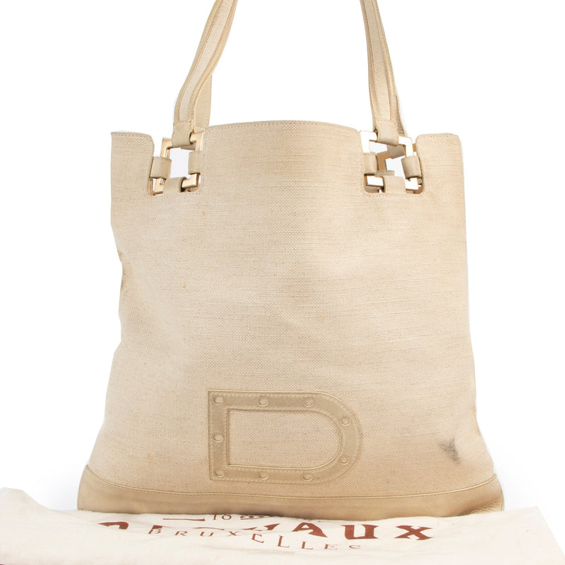 Delvaux Beige Canvas